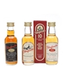 Glenfarclas 105 & 10 Year Old Bottled 1990s & Old Presentation 3 x 5cl