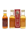 Glenfarclas 105 & 10 Year Old Bottled 1990s & Old Presentation 3 x 5cl