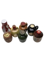 Assorted Whisky & Liqueur Ceramics Queen's Castle, Beneagles, McGibbon's, Stag's Breath 7 x 5cl / 40%