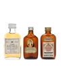 Four Leaf, Sandeman, Robbie Burns Bottled 1960s 3 x 5cl