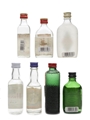 Assorted Gin Beefeater, Gilbey's, Harrods, Plymouth, Schlichte, White Satin 7 x 4.7cl-5cl