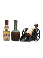 Courvoisier Bottled 1960s & 1970s 3 x 3cl