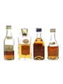 Martell, John Exshaw, J Dubor, Salignac  4 x 5cl / 40%