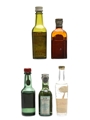 Liqueurs Of The World Bottled 1960s-1970s 5 x 3cl-5cl
