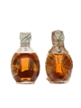 2 x Haig & Haig Spring Cap Bottled 1950s Miniature