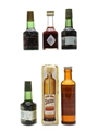 Cointreau Regnier Liqueur & Suze Gentiane Creme De Cafe, Creme De Cacao, Creme De Menthe, Framboise Raspberry 4 x 3cl - 5cl