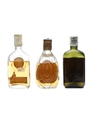 3 x Blended Scotch Whisky Miniature 