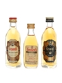 Grant's Standfast & 12 Year Old Bottled 1970s-1980s 3 x 4.7cl-5cl / 40%