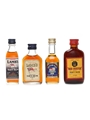 Lamb's, Pusser's & Red Duster Navy Rum Bottled 1970s-1980s 4 x 5cl