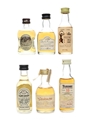 Assorted Single Malt Scotch Whisky Cardhu, Dalwhinnie, Glendullan, Glen Grant, Glenkinchie, Tamdhu 6 x 5cl