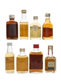 Assorted Blended Scotch Whisky Ballantine's, Double V, Glayva, Glen Ghillie, Harts, Mitre, Thorne's 8 x 5cl