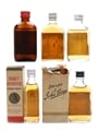 Assorted Blended Scotch Whisky Bottled 1970s - Dalmeny, Dewar's, Hankey Banister, John Begg 5 x 5cl / 40%