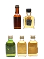 Canadian Club, James, Paddy, Tullamore Dew Canadian & Irish Whiskey 5 x 5cl