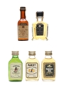 Canadian Club, James, Paddy, Tullamore Dew Canadian & Irish Whiskey 5 x 5cl