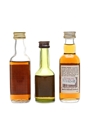 Balblair 10 Year Old, Balvenie Founder's Reserve, Glendronach 15 Year Old Bottled 1980s-1990s 3 x 3cl-5cl / 40%