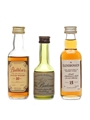 Balblair 10 Year Old, Balvenie Founder's Reserve, Glendronach 15 Year Old Bottled 1980s-1990s 3 x 3cl-5cl / 40%
