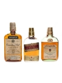 Bisquit, Canadian Club & Johnnie Walker Set Bottled 1960s - Wax & Vitale 3 x 25cl
