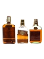 Bisquit, Canadian Club & Johnnie Walker Set Bottled 1960s - Wax & Vitale 3 x 25cl