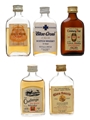 Assorted Blended Scotch Whisky Bottled 1960s - Anchor Blend, Blue Cross, Glen Rossie 5 x 5cl / 40%