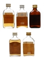 Assorted Blended Scotch Whisky Bottled 1960s - Anchor Blend, Blue Cross, Glen Rossie 5 x 5cl / 40%