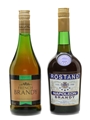 Rostand & Somerfield French Brandy Bottled 1970s (Rostand) 68cl & 70cl