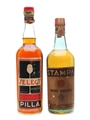 Pilla Aperitivo Select & Stampa Crema Albioca Bottled 1950s & 1960s 2 x 100cl