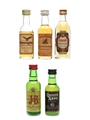Beneagles, Grant's, Famous Grouse, J&B, Queen Anne Bottled 1970s 5 x 5cl / 40%