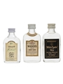 Greenalls, Hiram Walker's & McPherson's Gin Bottled 1960s&1970s 3 x 5cl