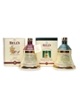 Bell's Ceramic Decanters Christmas 1997 & 1998 2 x 70cl / 40%