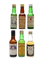 Assorted Blended Scotch Whisky Bottled 1960s-1970s - Cadenhead's, Churtons, Old Mull, Queen Elizabeth 6 x 3.7cl-5cl