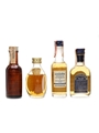 Assorted Blended Scotch & Canadian Whisky Canadian Club 1972, Pinch, QE2 & Royal Ages 4 x 4.7cl-5cl