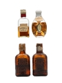 4 x Blended Scotch Whisky Miniatures 