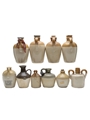10 x Scotch Whisky Ceramic Miniature 