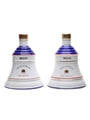 Bell's Ceramic Decanters Princess Eugenie & Princess Beatrice 2 x 75cl / 43%