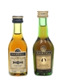 Martell 3 Star & Medaillon Bottled 1970s 2 x 5cl / 40%