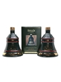 Bell's Ceramic Decanters Christmas 1992 & 1993 2 x 70cl / 40%