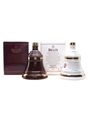Bell's Ceramic Decanters Christmas 2002 & 2009 2 x 70cl / 40%