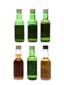 Paisley Whisky Blends Glengarret, Old Barrister, Old Troon, Strathayr & The Three Scotches 6 x 4.7cl-5cl