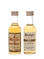 Morton's Special Reserve & Old Scotch Bottled 1960s 2 x 5cl / 40%