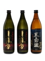 Assorted Japanese Shochu  3 x 90cl