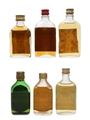 Assorted Scotch Whisky Bottled 1970s 6 x 4.7cl-5cl