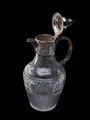 Antique Claret Jug J Sherwood & Sons 1893-1894 26cm x 7.5cm