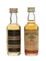 Tenley Circle & Wallace's Bottled 1960s & 1970s 2 x 5cl