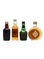 King George IV, Teacher's, Vat 69 & Whyte & Mackays Bottled 1960s-1970s 4 x 5cl / 40%