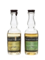 Chartreuse Green & Yellow Bottled 1960s-1970s 2 x 3cl