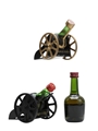 Courvoisier 3 Star, VS & Napoleon Cannon Presentation 3 x 3cl-5cl / 40%