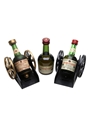 Courvoisier 3 Star, VS & Napoleon Cannon Presentation 3 x 3cl-5cl / 40%