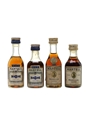 Martell 3 Star & Medaillon Bottled 1960s-1970s - Spirit 4 x 3cl / 40%