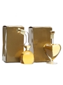 2 x Scotch Whisky Heart & Pot Still Miniatures