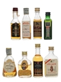 Assorted Blended Scotch Whisky Chivas Regal, Gold Label, Duncan Macgregor, Passport Scotch, President & Sandy Macdonald 8 x 2.8cl-5cl